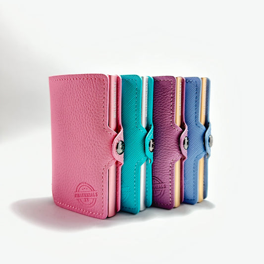 Tarjeteros varios colores de pie Rosa, Verde, Morado, Azul