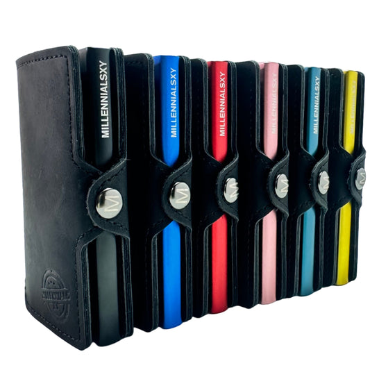 tarjeteros de pie negros