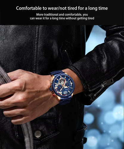 Reloj Curren 8395 para Hombre — Cuarzo + Acero Inoxidable (3ATM)