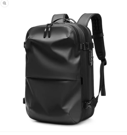 Kit Viajero Inteligente: Mochila Bolsa al vacio + Mini Bomba + Tarjeta de Seguimiento  + Tarjetero Smart de regalo