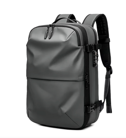 Kit Viajero Inteligente: Mochila Bolsa al vacio + Mini Bomba + Tarjeta de Seguimiento  + Tarjetero Smart de regalo