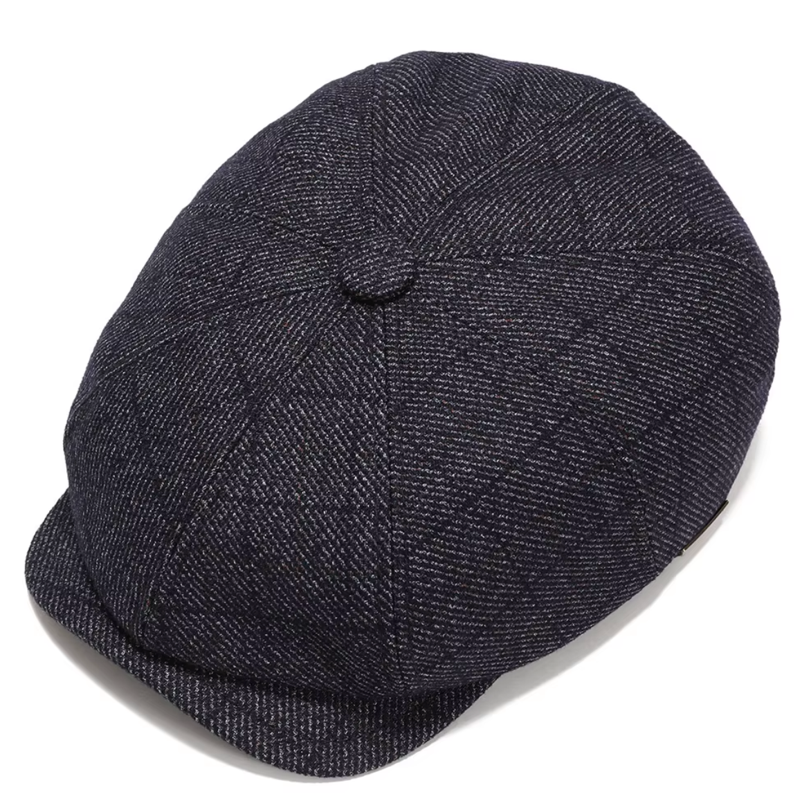 Boina gatsby cuadros de lana - tweed café - MillennialsXY