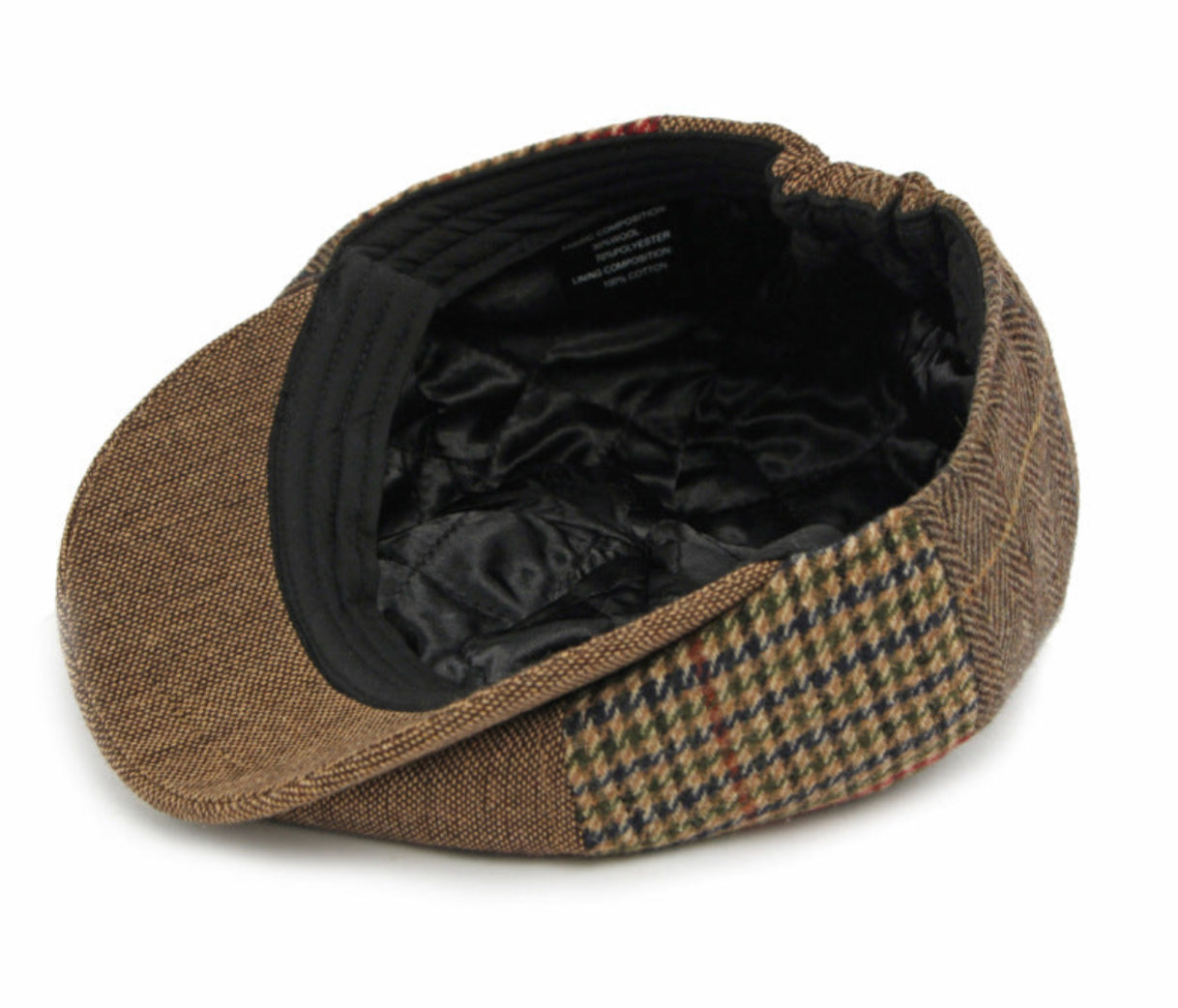 Boina gatsby cuadros azul - newsboy 8 paneles - MillennialsXY