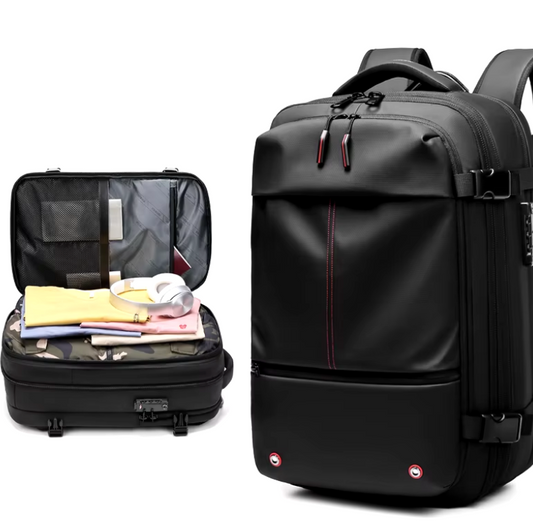 Mochila de Viaje con Compresión al Vacío, Impermeable, con Compartimento para Laptop