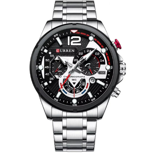 Reloj Curren 8395 para Hombre — Cuarzo + Acero Inoxidable (3ATM)
