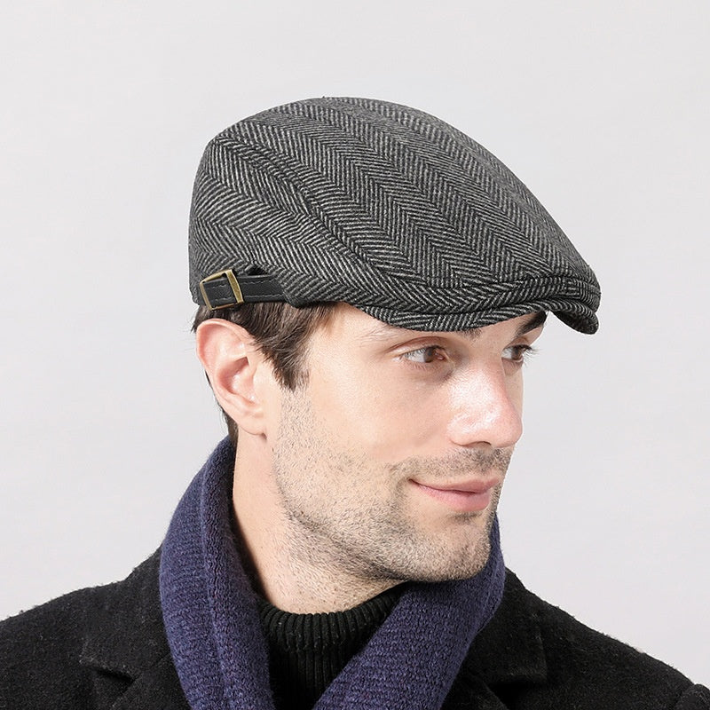 Boina plana algodón y lana - flat cap estilo británico - MillennialsXY