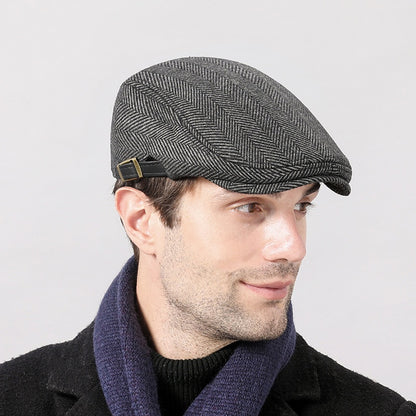 Boina plana algodón y lana - flat cap estilo británico - MillennialsXY