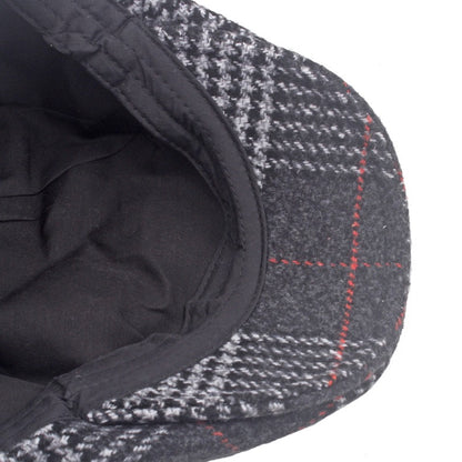 Boina plana cuadros - forro interior y visera - MillennialsXY
