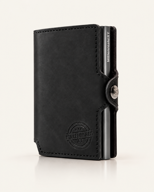 Tarjetero RFID Slim Colección Black