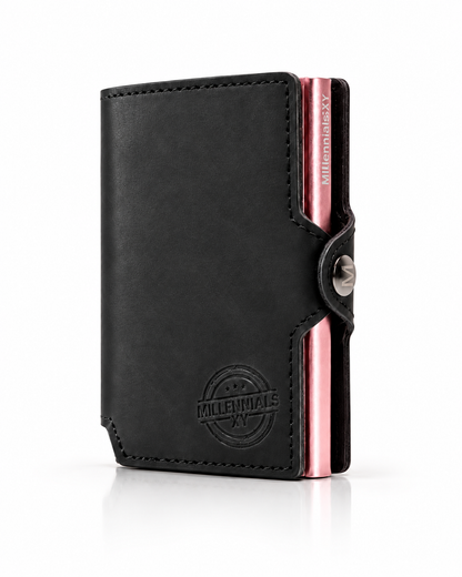 Tarjetero RFID Slim Colección Black