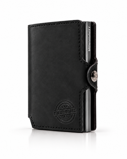 Tarjetero RFID Slim Colección Black