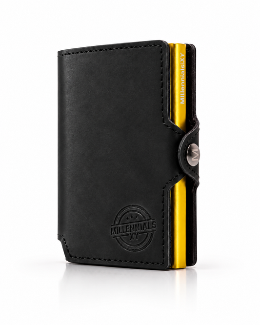 Tarjetero RFID Slim Colección Black
