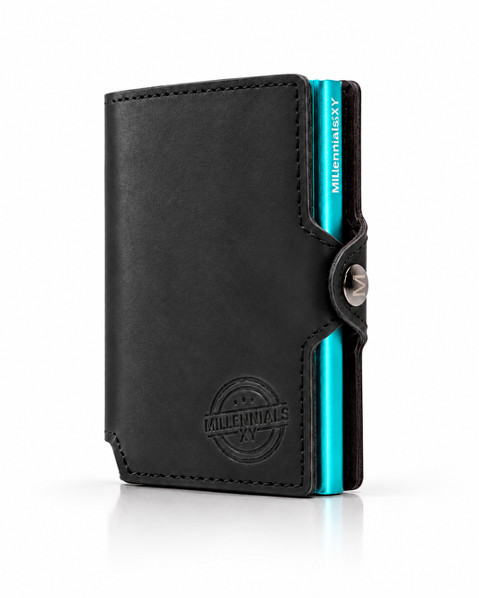 Tarjetero RFID Slim Colección Black
