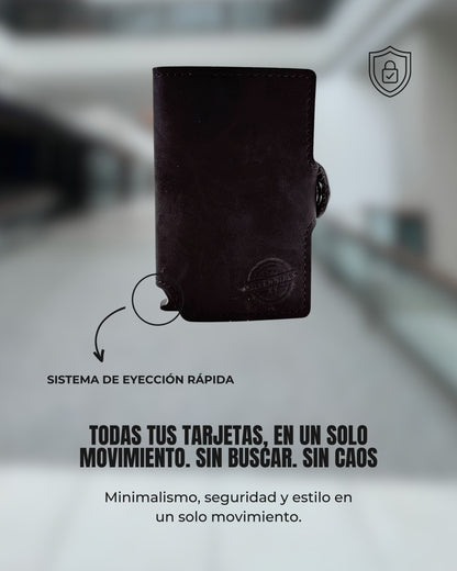 Tarjetero RFID Slim Colección Black