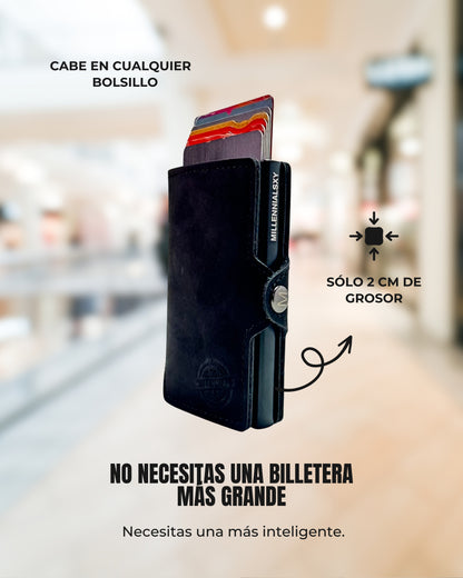 Tarjetero RFID Slim Colección Black