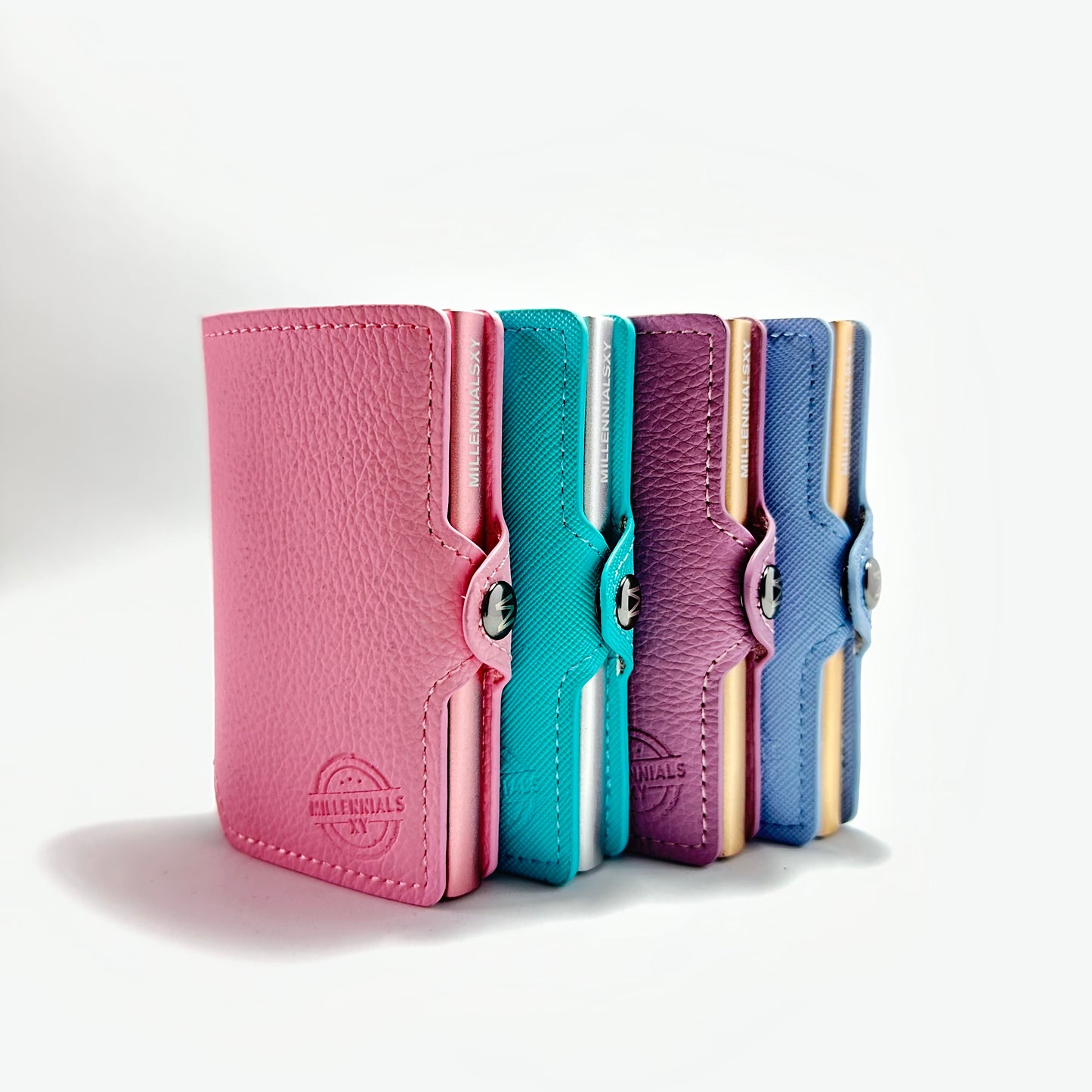 Tarjeteros varios colores de pie Rosa, Verde, Morado, Azul