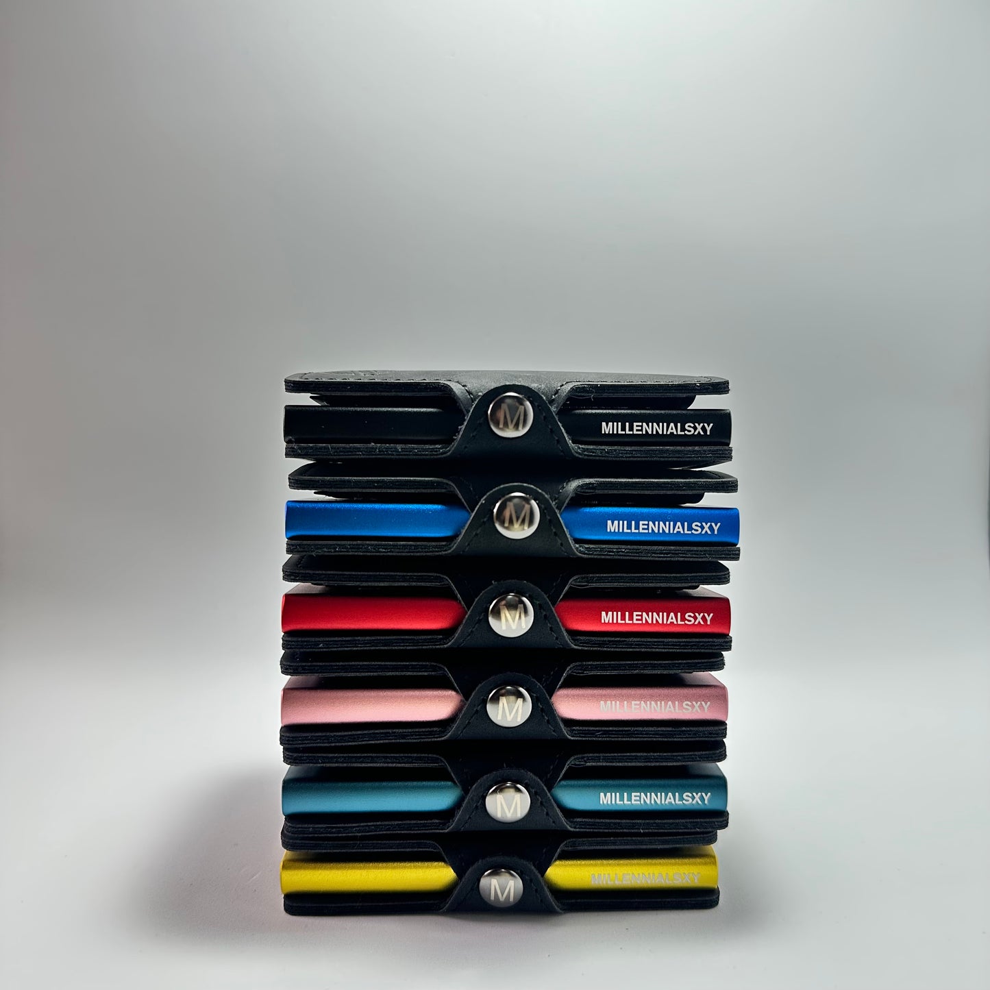 Tarjeteros Varios Negros acostados 