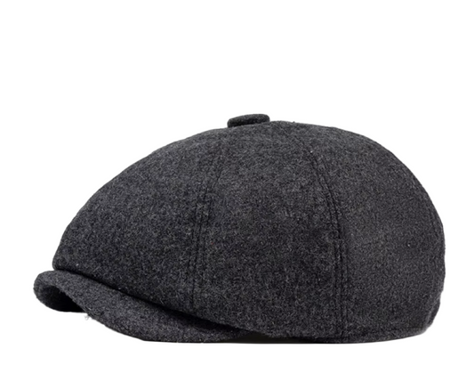 Gorro Gatsby de lana color grey con forro – MillennialsXY